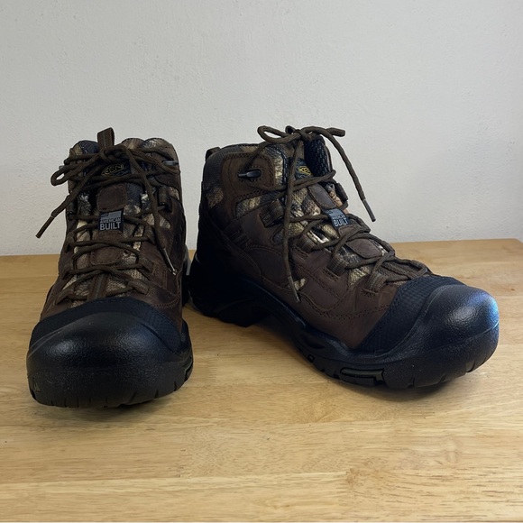 Keen Men's Braddock Mid WP Soft Toe Brown Leather Work Hiking Boots Size 9.5 NIB - Picture 2 of 15